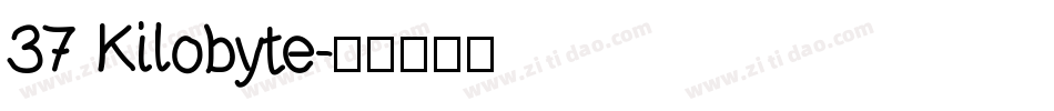 37 Kilobyte字体转换